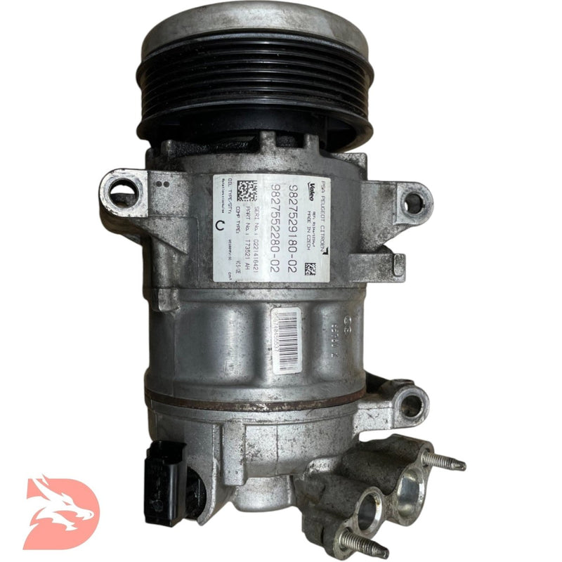 13 - 24 / Peugeot / Citroen/ Air Conditioning Compressor / 1.2L Petrol / 9827529180 - Dragon Engines LTD