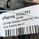 Vauxhall / Vivaro / Lamp Assembly Rear LH / 93457900