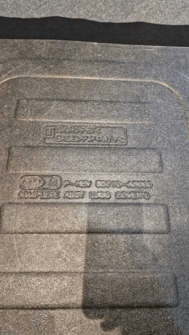 MITSUBISHI ASX Trunk Boot Carpet 7646A146 2010 - Dragon Engines LTD