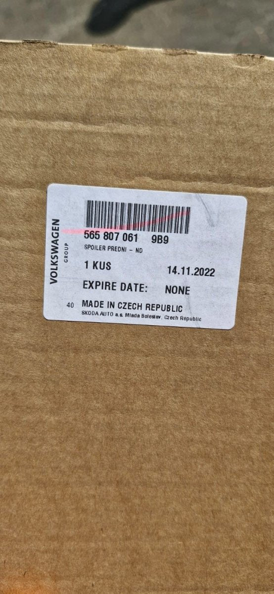 Skoda Kodiaq Front Bumper Lower Section 2017 TO 2021 565807061 Genuine - Dragon Engines LTD