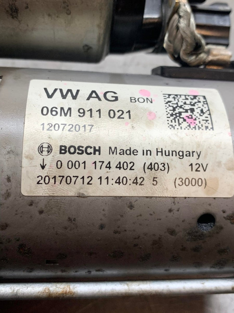 2017 / VW / Audi/ Sedan / Starter Motor / 3.0L Petrol / 06M911021 - Dragon Engines LTD