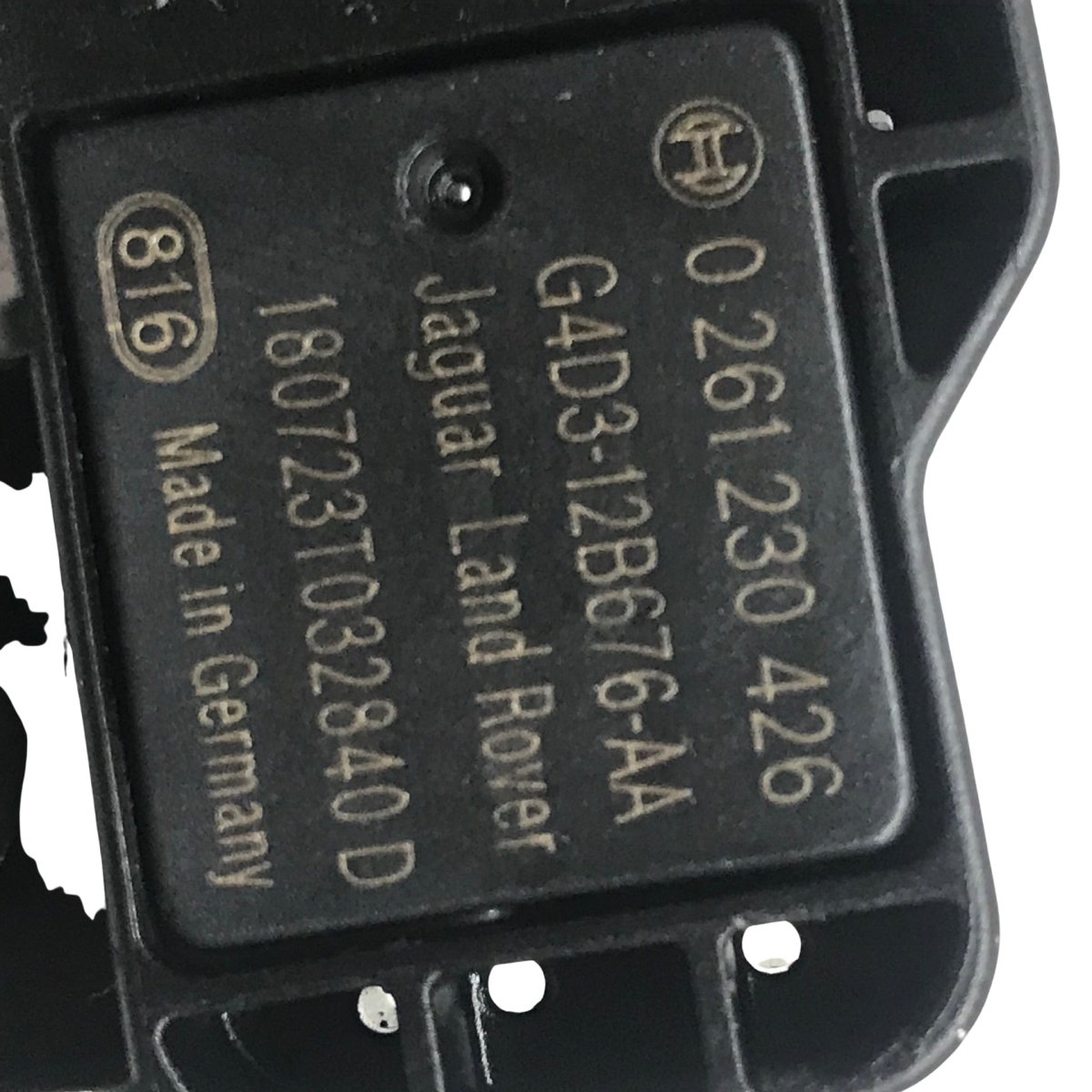 Land Rover Map Sensor Jaguar/Land rover / Map Sensor 204DT 2.0L Diesel / 0261230426 G4D3-12B