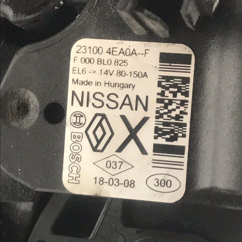 Renault/Nissan/Mercedes / Alternator / 150A / 1.5L Diesel K9K / 231004EA0A - Dragon Engines LTD